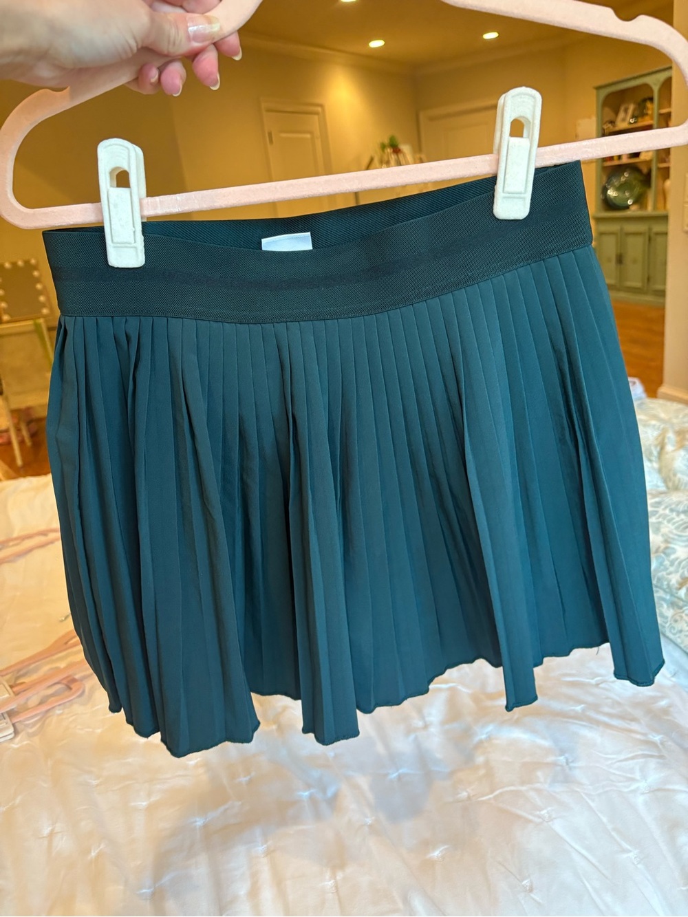 Adidas Pleated Women's Skirt in Forest Green